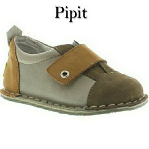 NWT Pipit Leather Suede Baby Toddler Kid Shoes